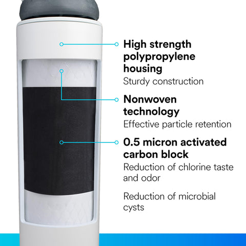 Aqua-Pure AP Easy C-Cyst-FF NSF-certified 42/53 for reliable filtration