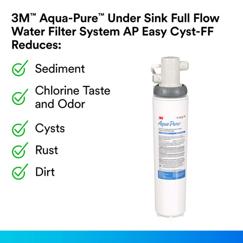 Aqua-Pure AP Easy C-Cyst-FF six-month replacement helps maintain flow