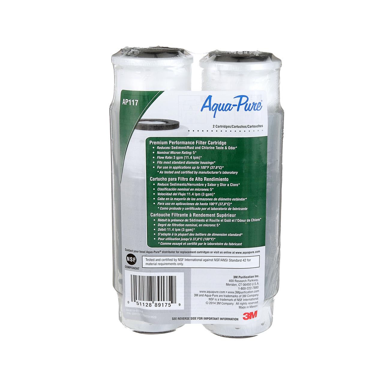 Aqua-Pure AP117 drop-in cartridge for whole-house filtration
