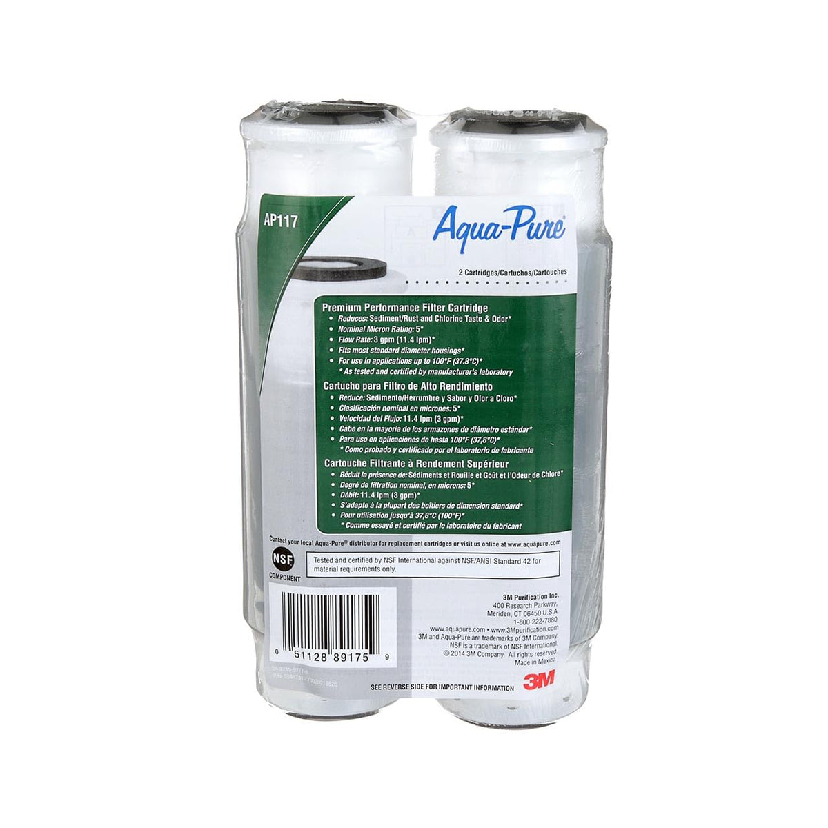 Aqua-Pure AP117 drop-in cartridge for whole-house filtration