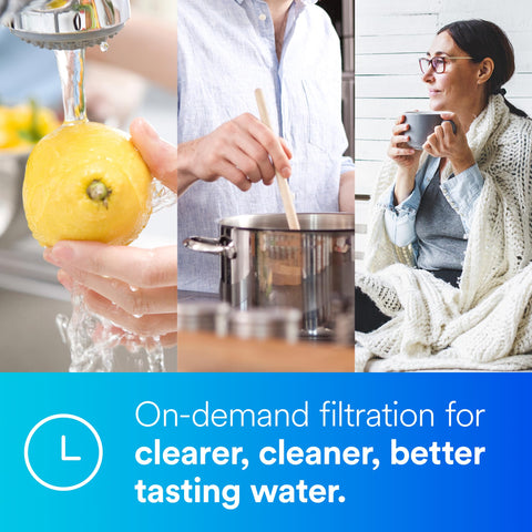 AP200 full-flow filtration designed for the cold water faucet