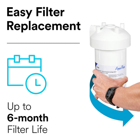 Aqua-Pure AP200 reduces chlorine taste and odor in water