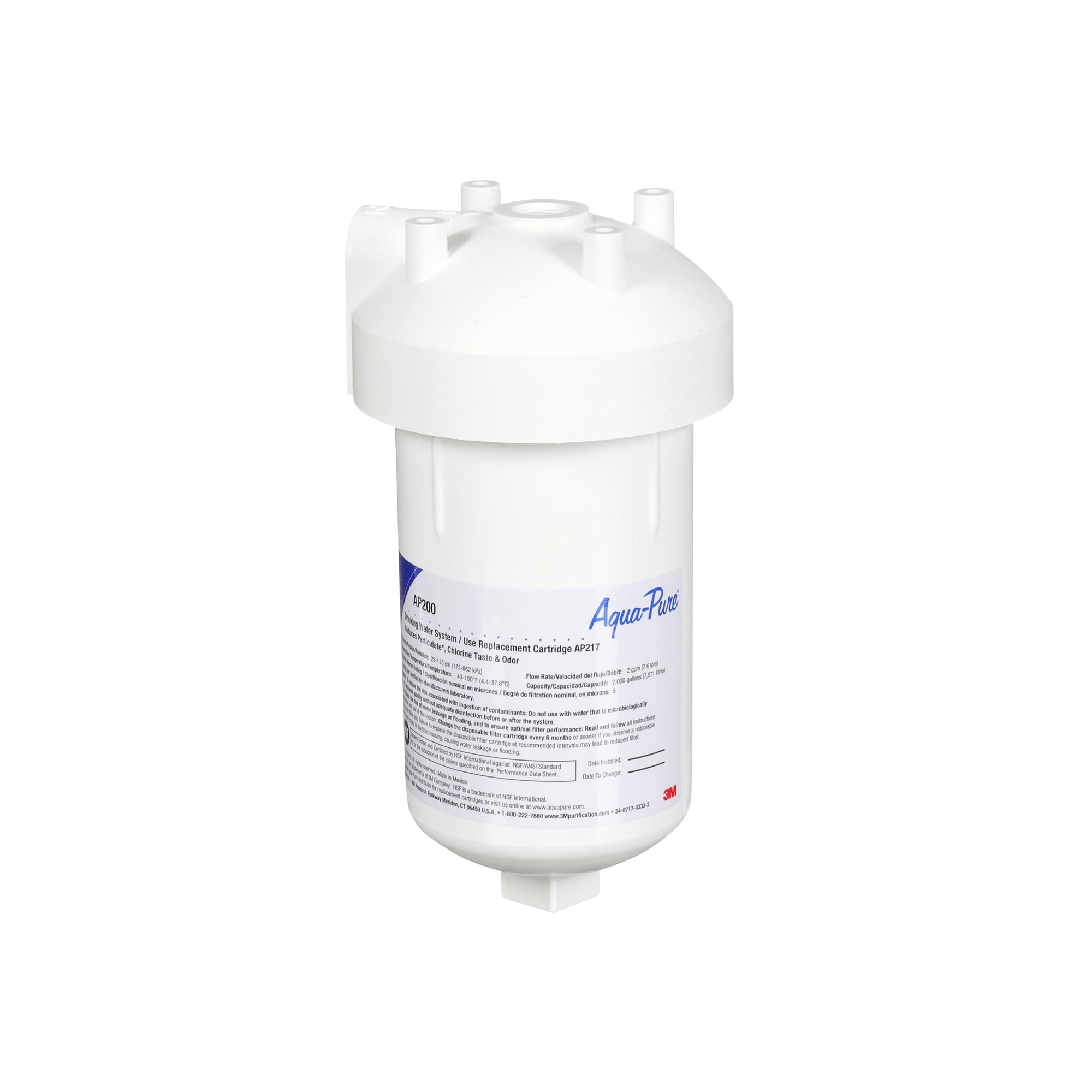 Aqua-Pure AP200 under-sink filter system delivering cleaner drinking water