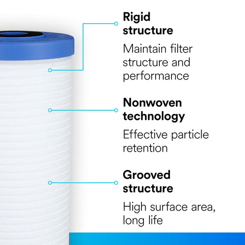 Rigid AP810 construction minimizes sediment unloading to maintain water quality.