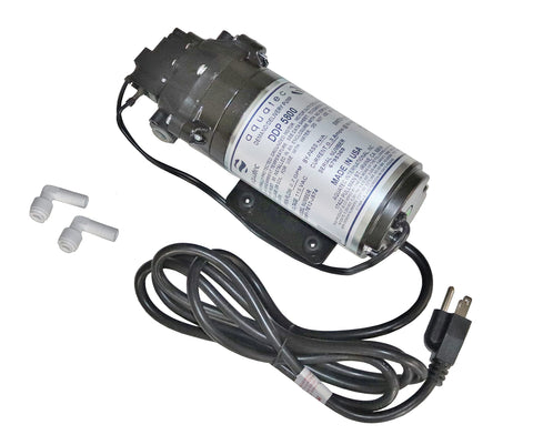 Aqua Tec delivery pump front view showing compact design for RO storage tanks