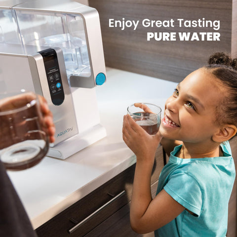 Replacement filters for AquaTru Classic support long-term, low-maintenance purification.