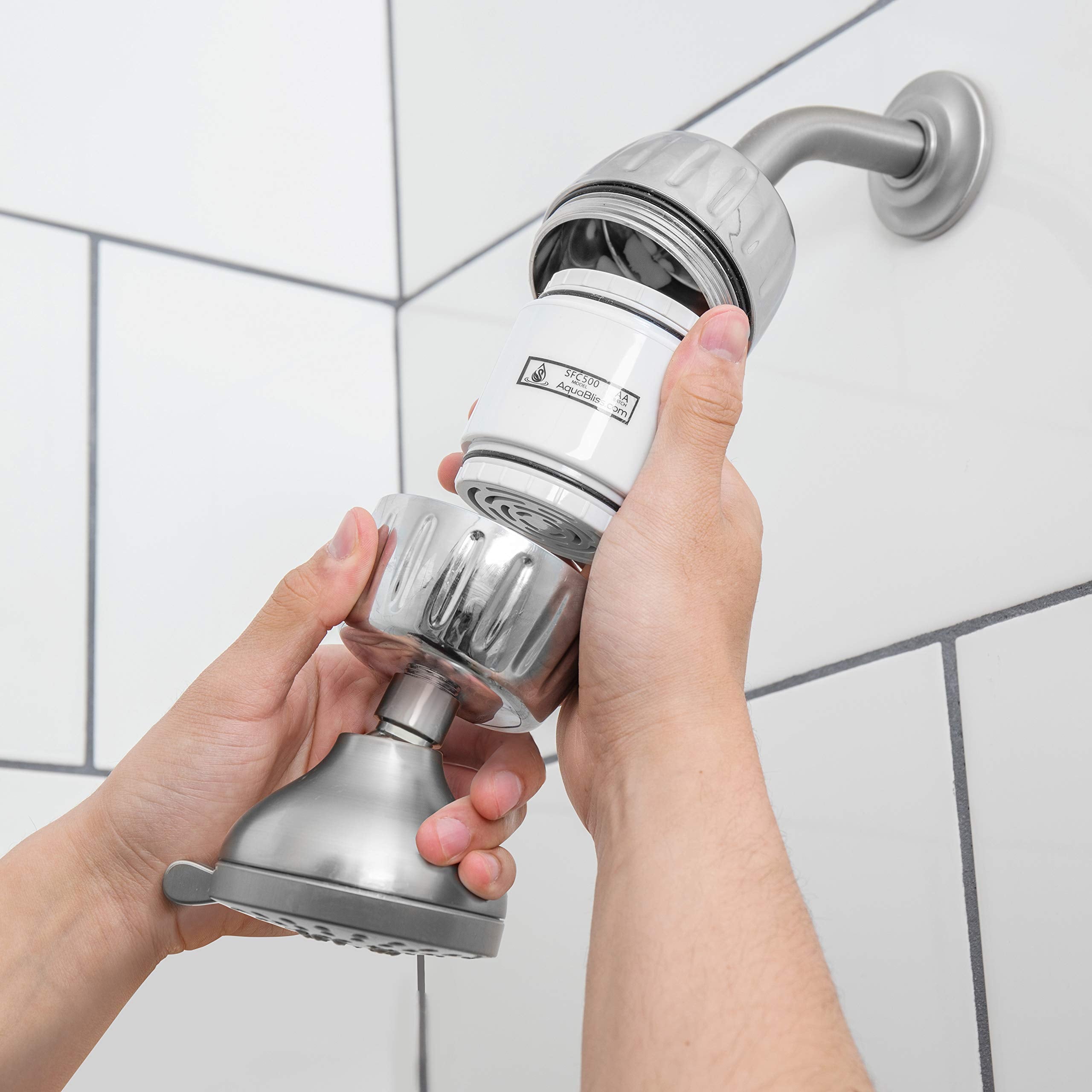 AquaBliss 3-pack provides ongoing shower filtration and maintenance.