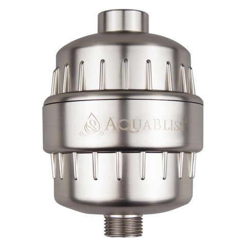 AquaBliss SF100-BN filter in use for softer skin and hair