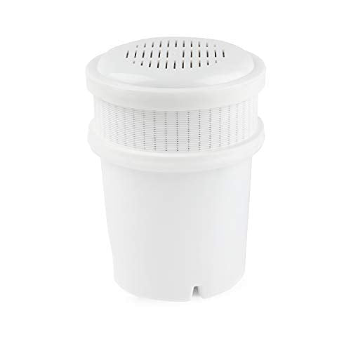 Close-up of AquaBliss XL filter cartridge highlighting filtration media.