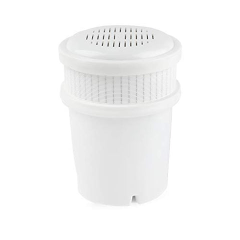 Close-up of AquaBliss XL filter cartridge highlighting filtration media.