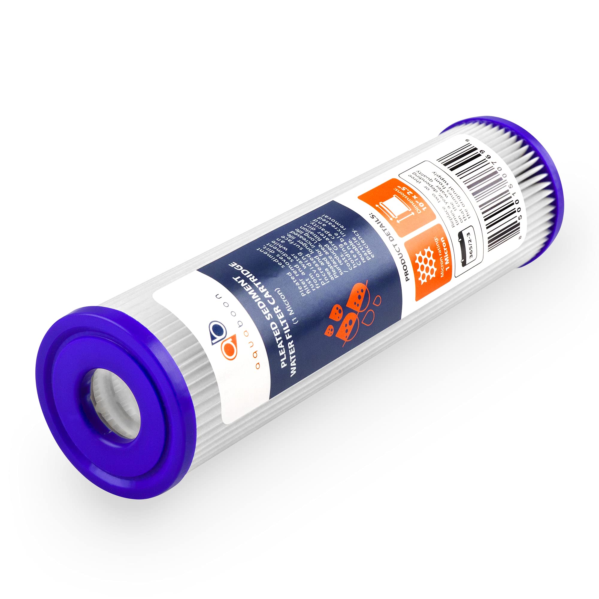 Durable Aquaboon 10-inch cartridge built with non-woven polyester