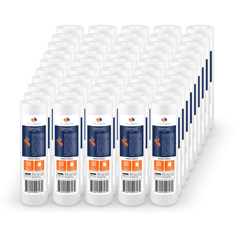Aquaboon 5 micron sediment filter reduces rust and sediment for clearer water
