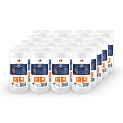 Aquaboon 5-micron sediment filter ensuring clean well water flow.