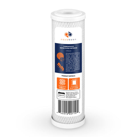 Aquaboon long-life filtration emphasizes extended cartridge life and low maintenance.