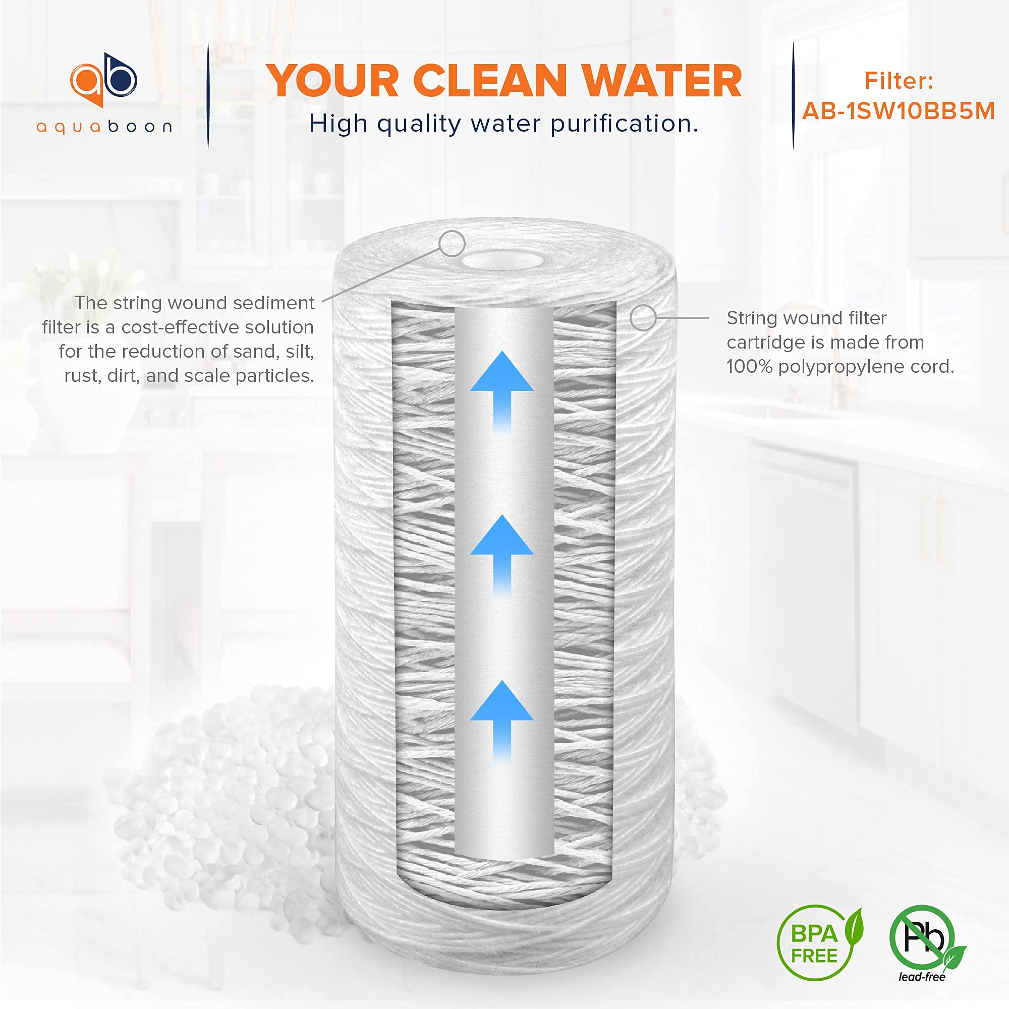 Balanced filtration provides steady flow and purity at home