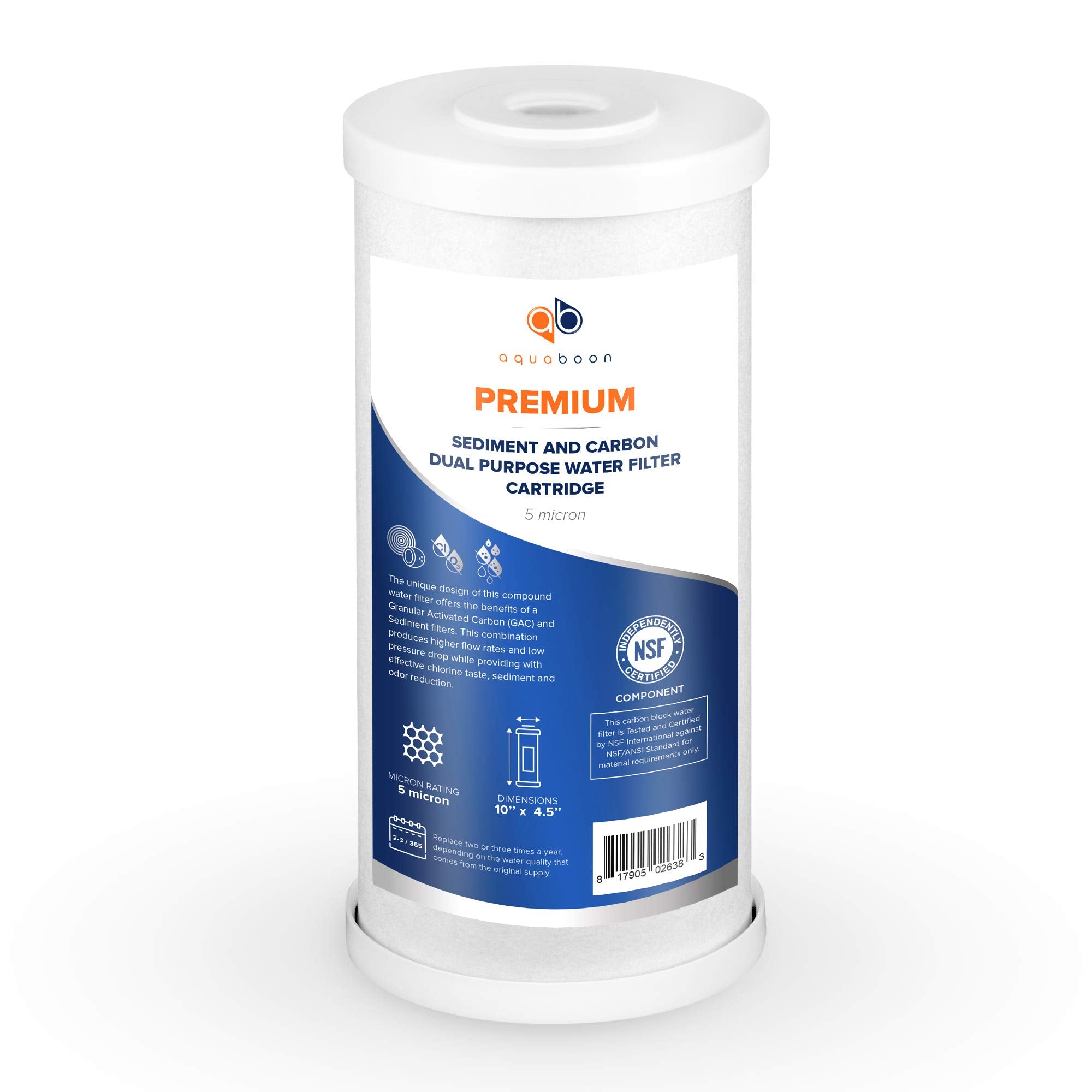 Aquaboon helps guard plumbing and appliances against sediment and chlorine.