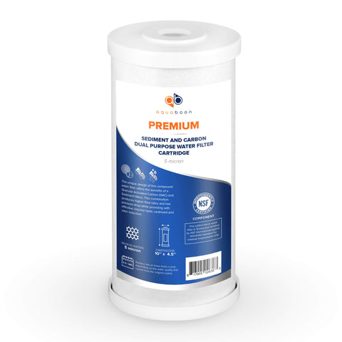 Aquaboon helps guard plumbing and appliances against sediment and chlorine.