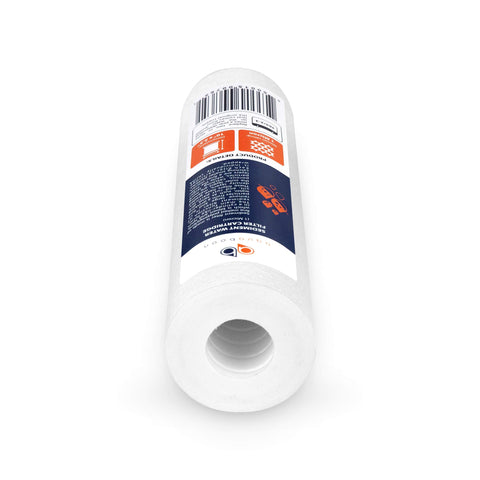 Aquaboon capacity chart for 10x2.5 inch sediment filter