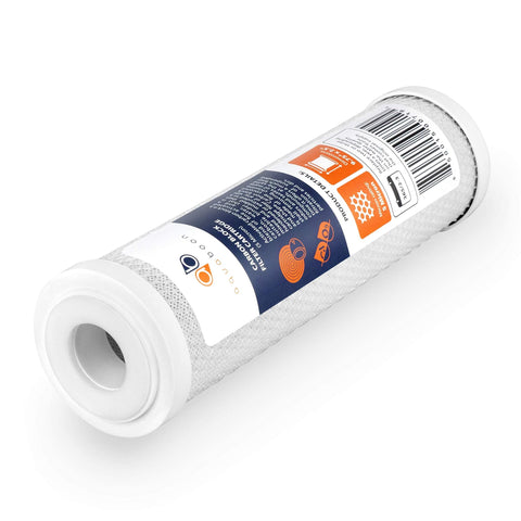 Aquaboon sediment cartridge traps rust and silt to protect your water supply.