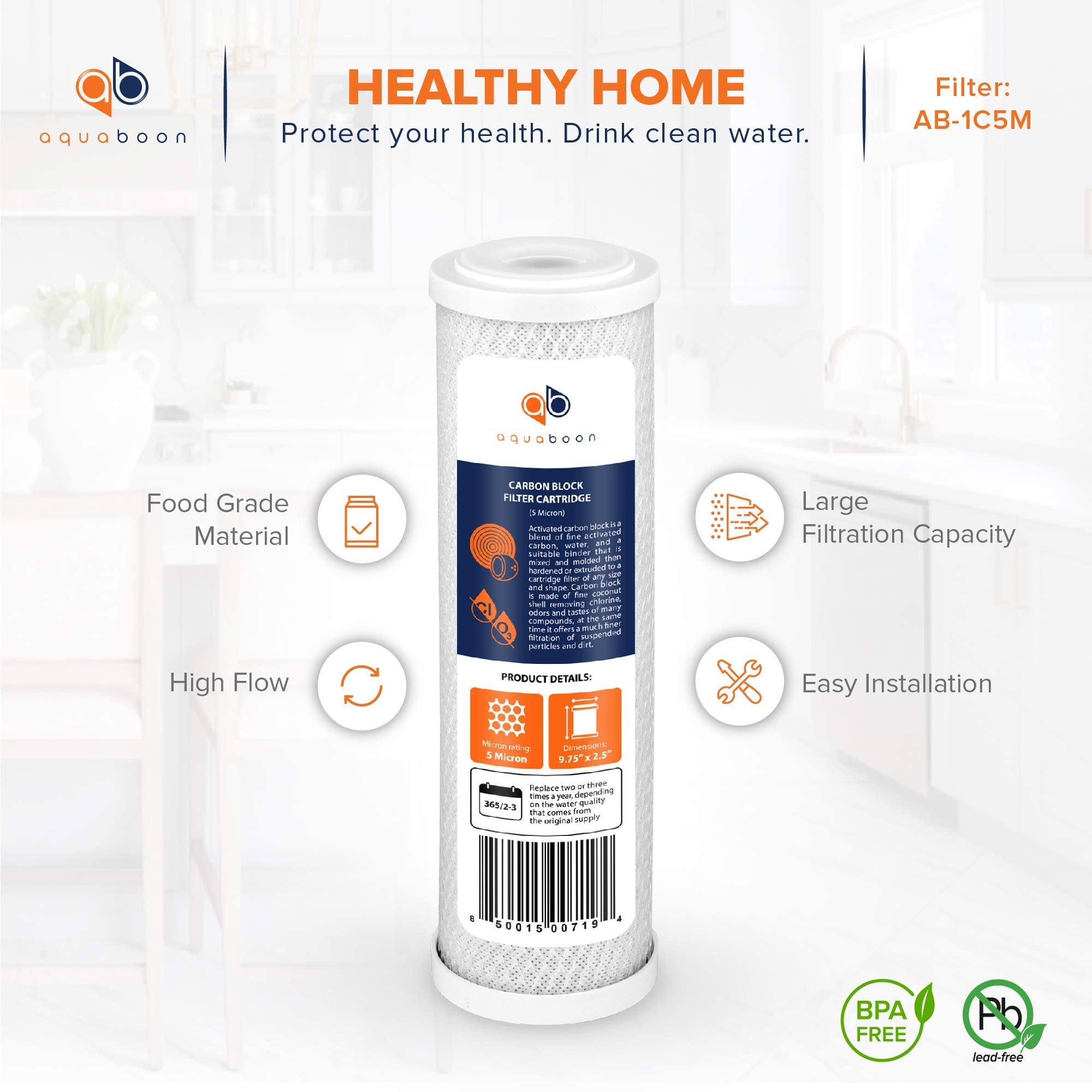Aquaboon well-water protection cartridge guards against impurities