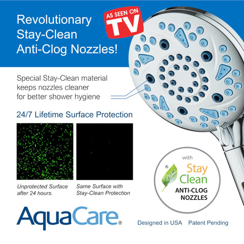 AquaCare 72-inch hose adds reach for thorough cleaning and multi-surface use.