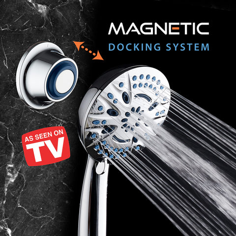 AquaCare Magneton 8 settings offer massage, mist, and rainfall options.
