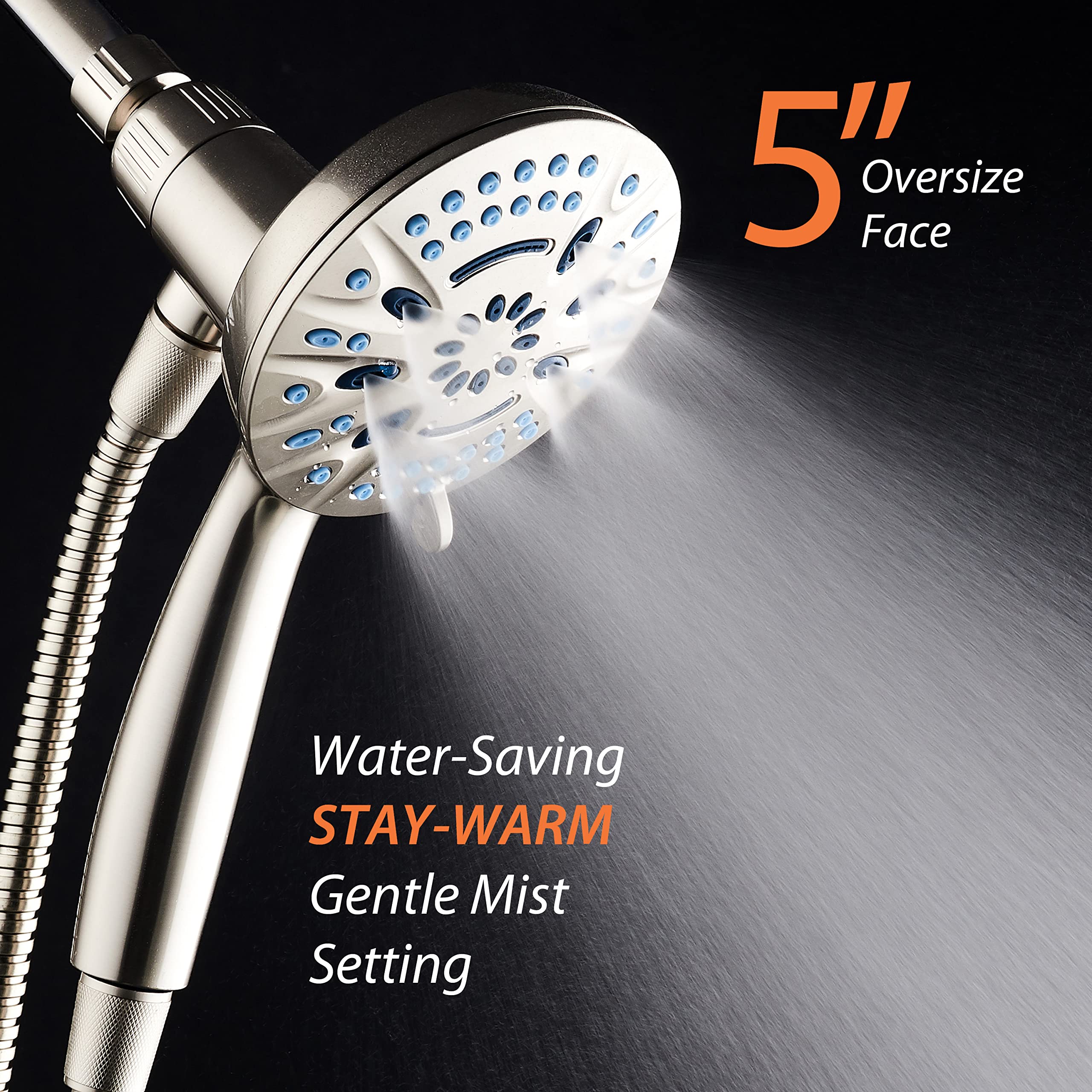 AquaCare Magneton hygienic jets promote clean water flow.