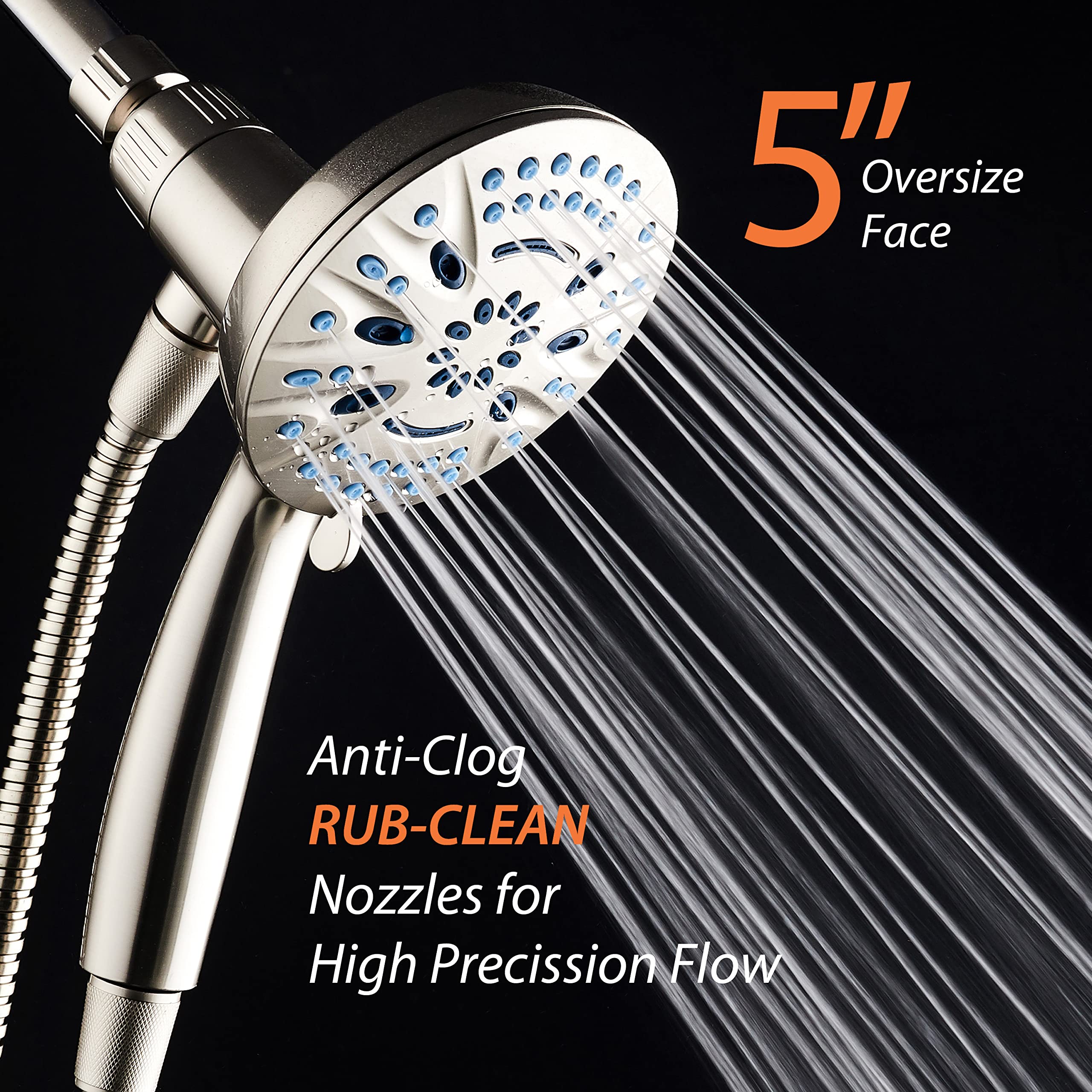 AquaCare Magneton nickel finish adds durable, sleek styling.