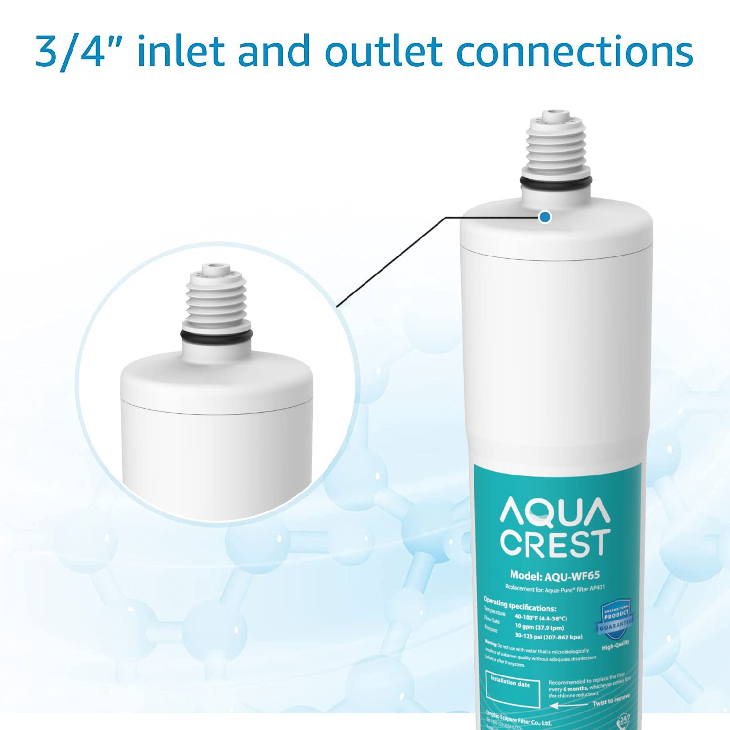 AQUACREST AP431 compatibility chart illustrating model compatibility.
