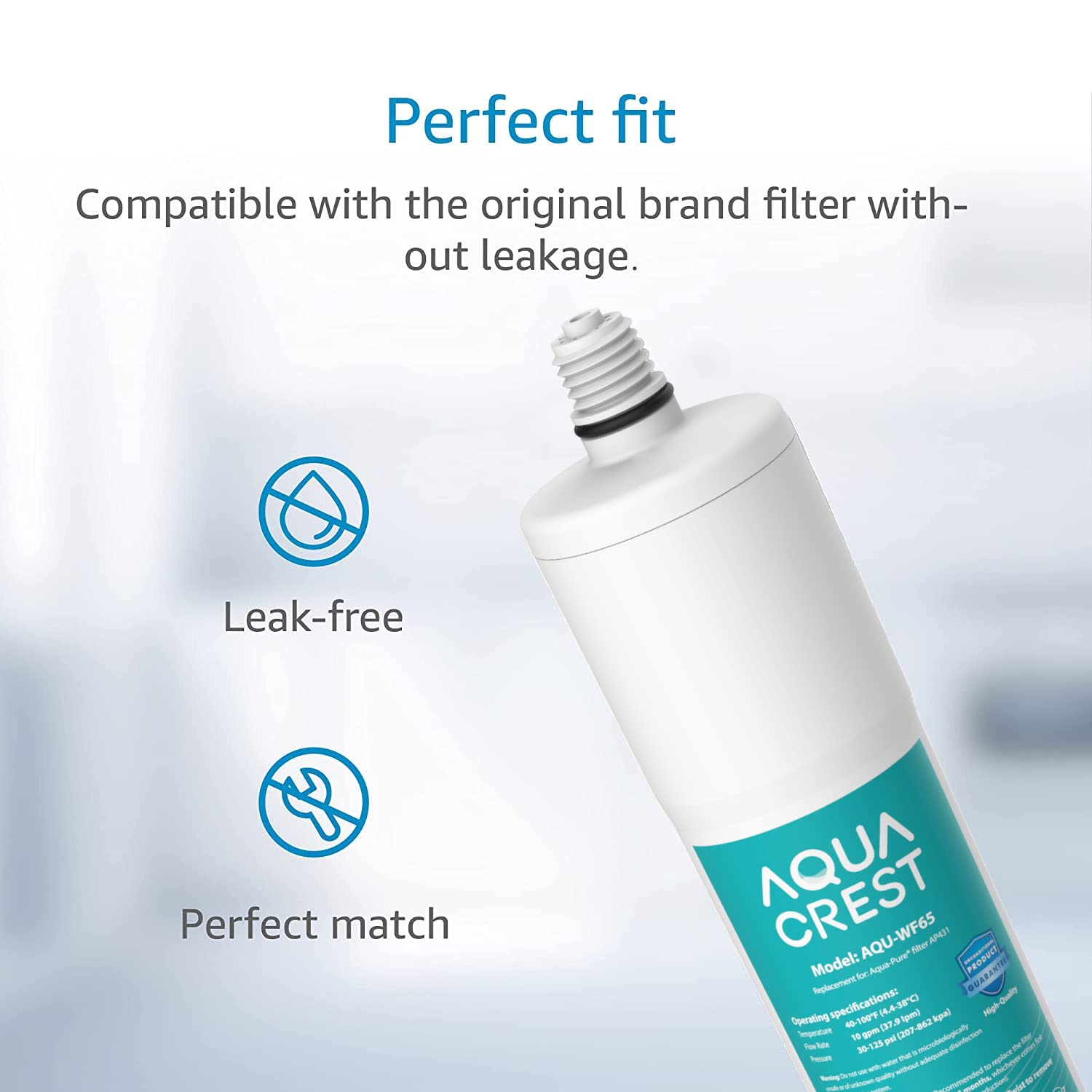 AQUACREST AP431 compatibility with AP430 AP431 HF8-S ensures simple swap.
