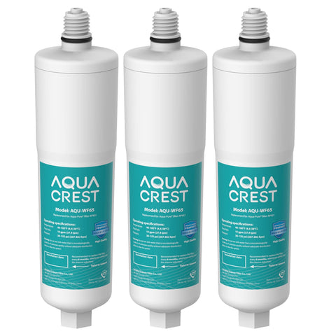 AQUACREST AP431 replacement cartridge ready for installation in a whole-house system.