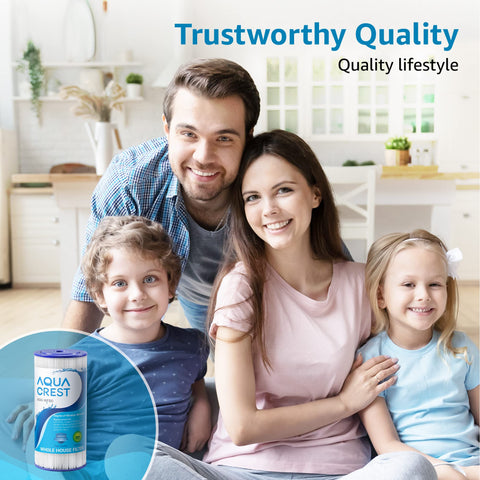 AQUA CREST brand packaging conveys reliability and safe use