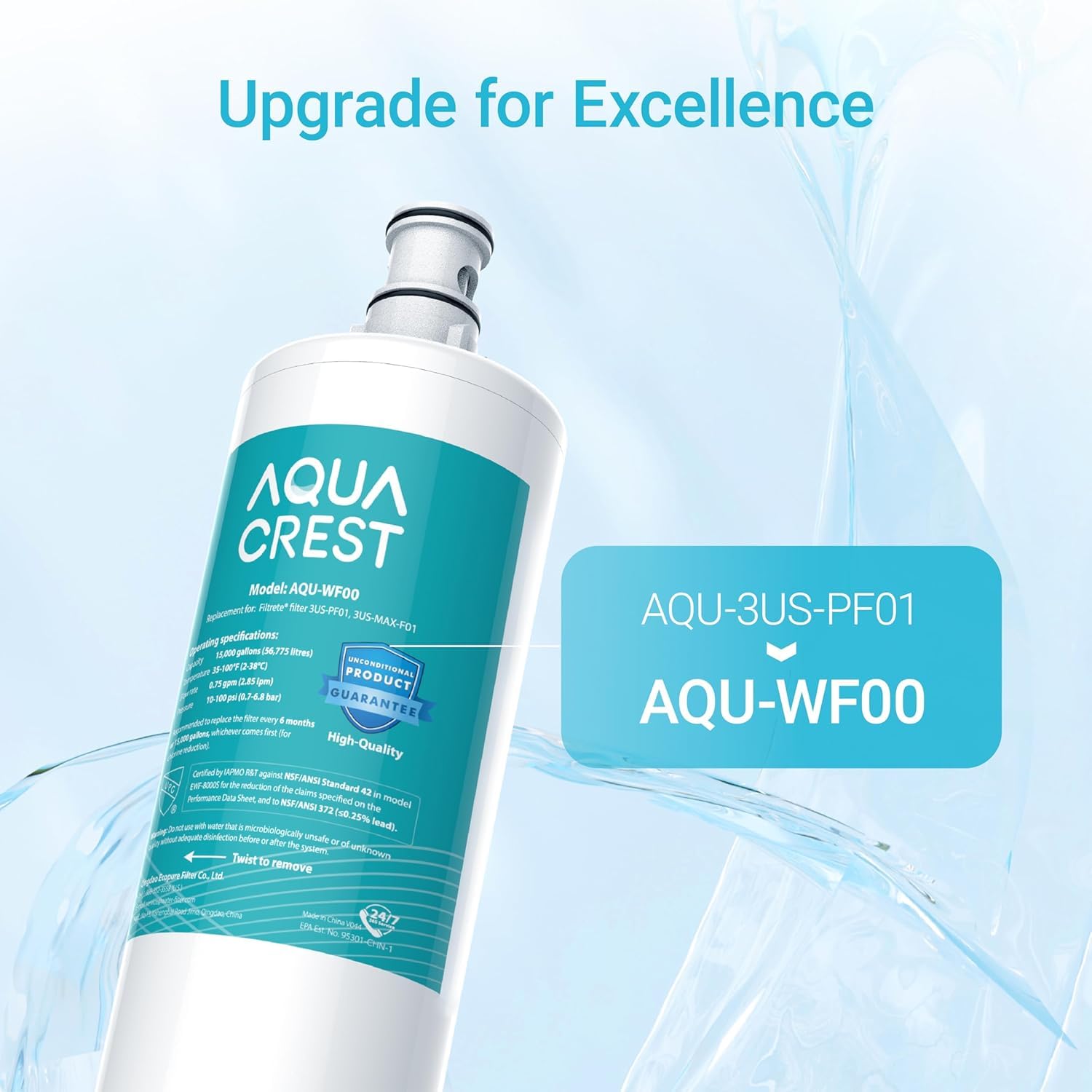 Aqua Crest aquacrest-compatible-models-list clarifies compatibility with common systems.