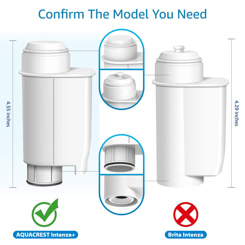 AQUA CREST easy-install filter, no tools required for quick setup