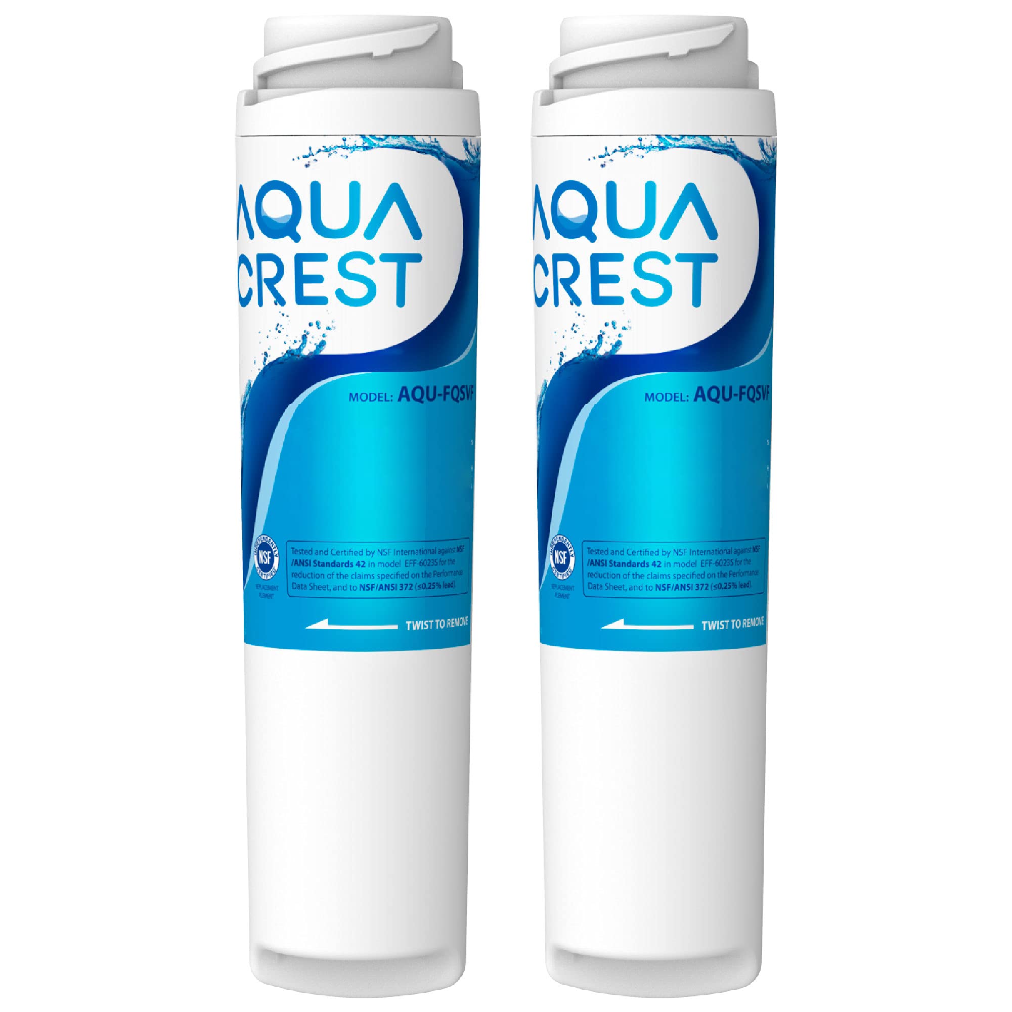 Aqua Crest AQUACREST FQSVF replacement under-sink filter ready for installation and clean taste