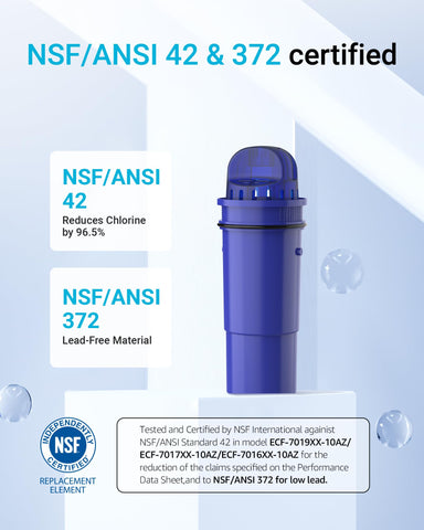 AQUA CREST filtration uses ion-exchange resin to reduce impurities and improve clarity