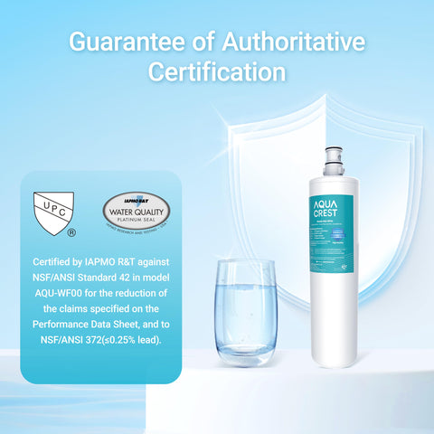 Aqua Crest aquacrest-nsf-42-certified-filter shows certified filtration performance.