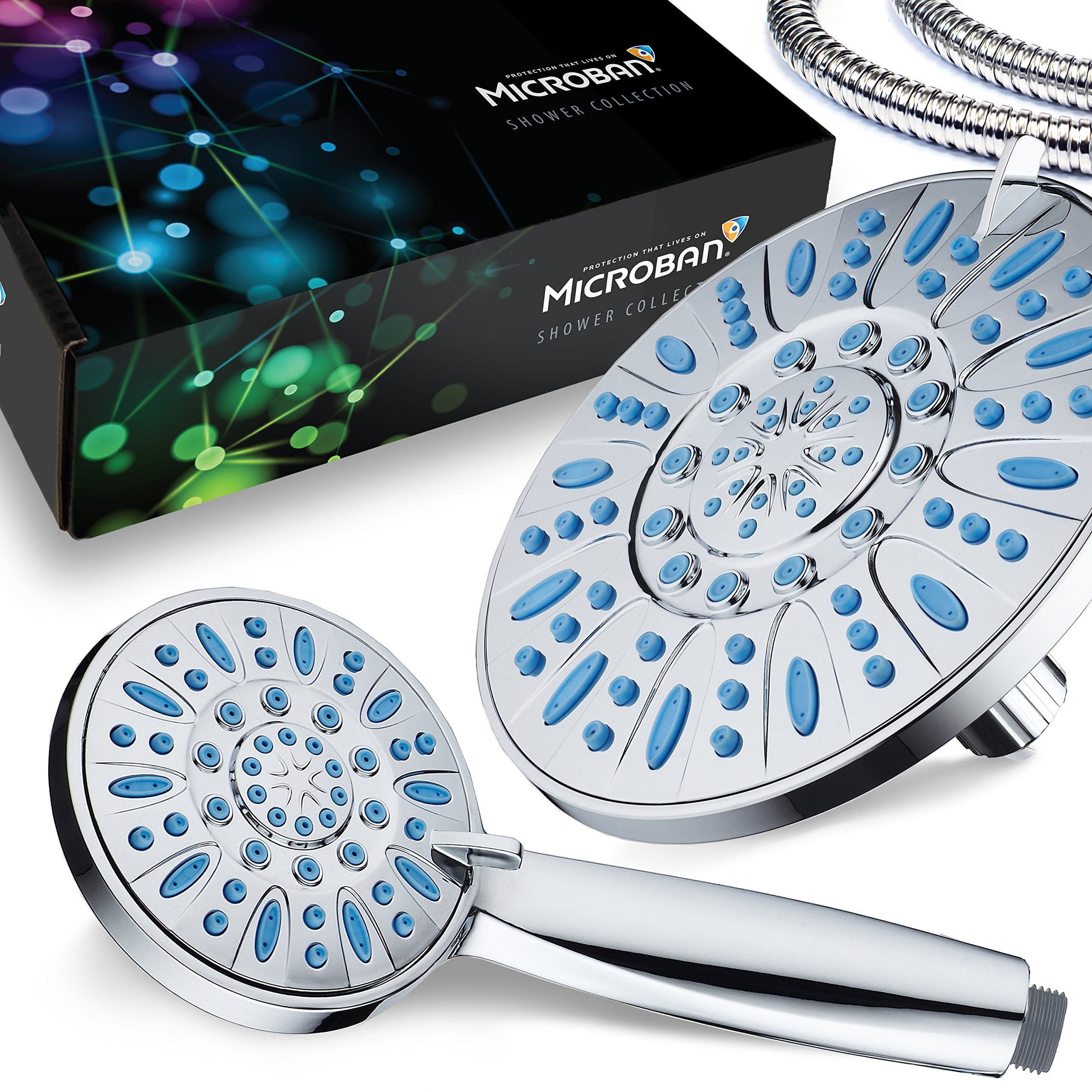 AquaDance 3-way water diverter highlights versatile shower zones.