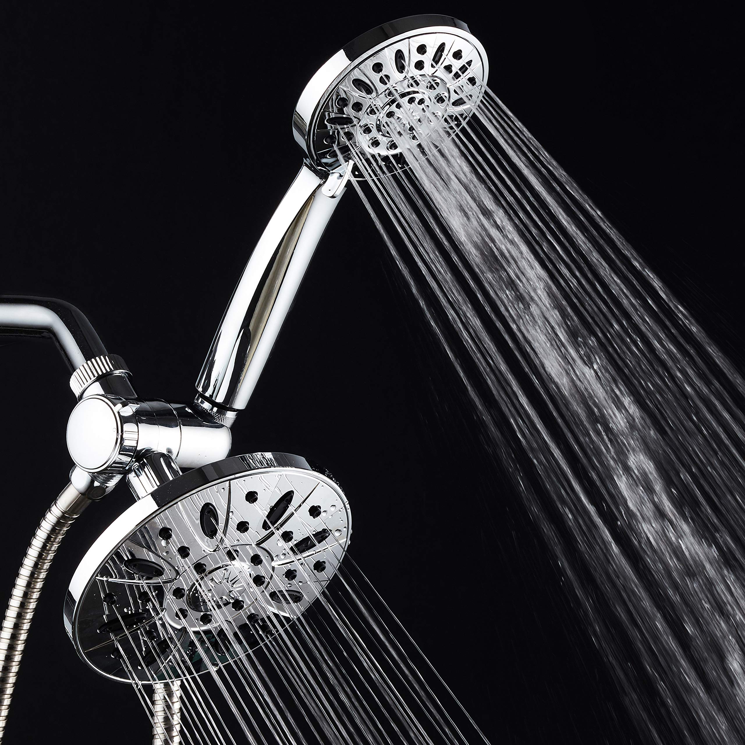 AquaDance 4-inch handheld shower with six settings for versatility