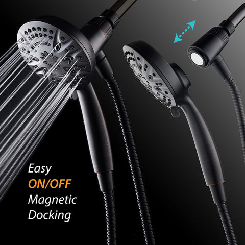 AquaDance 4-zone-click-lever-dial provides precise flow control.