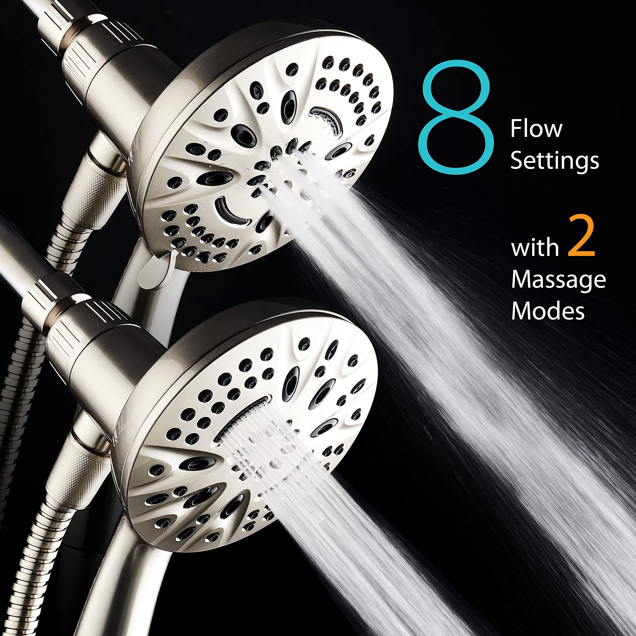 72-inch hose provides extended reach for easy rinsing