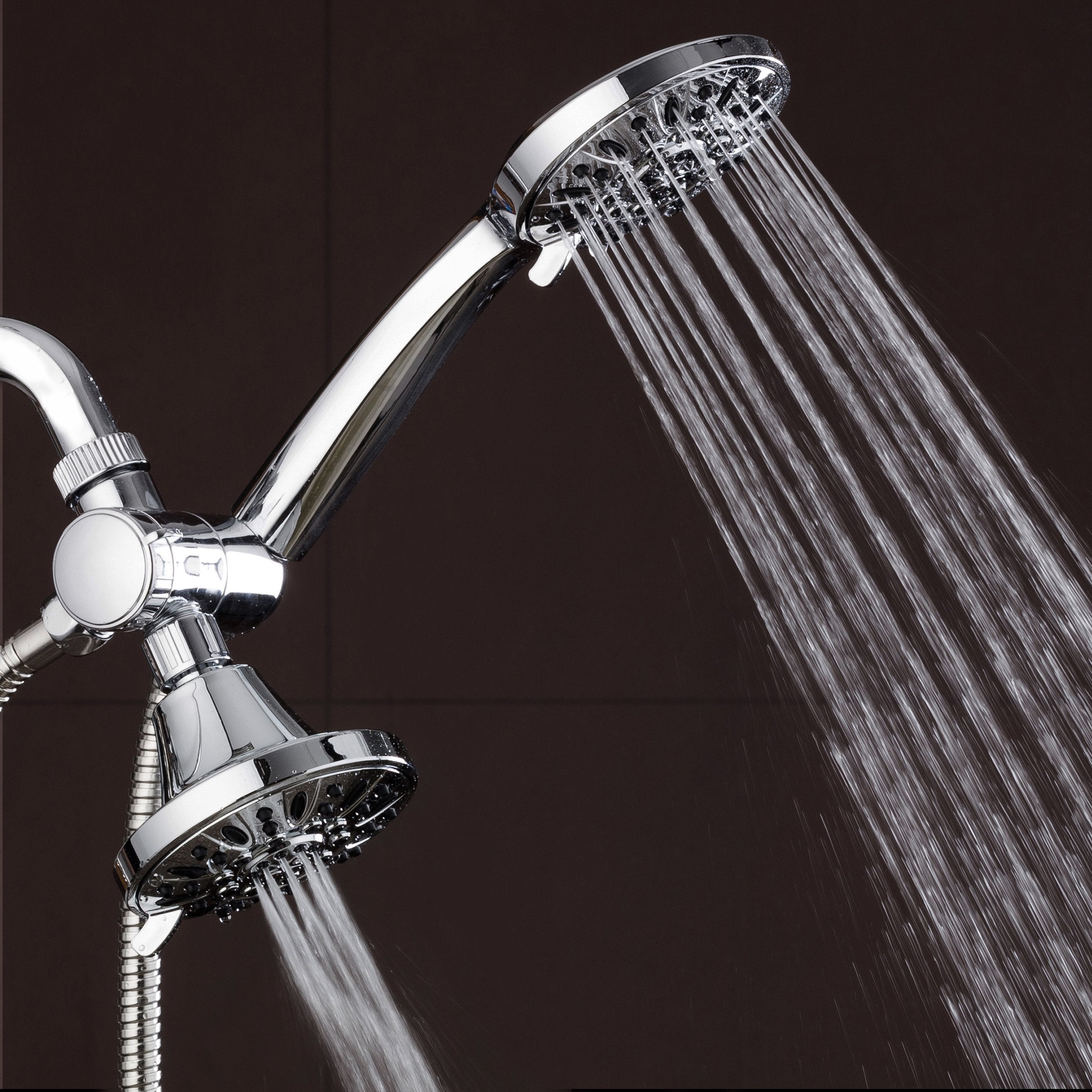 AquaDance all-chrome finish with durable brass nuts for lasting fit