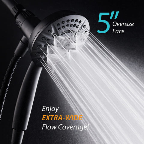 AquaDance angle adjustable magnetic bracket supports overhead or handheld use.