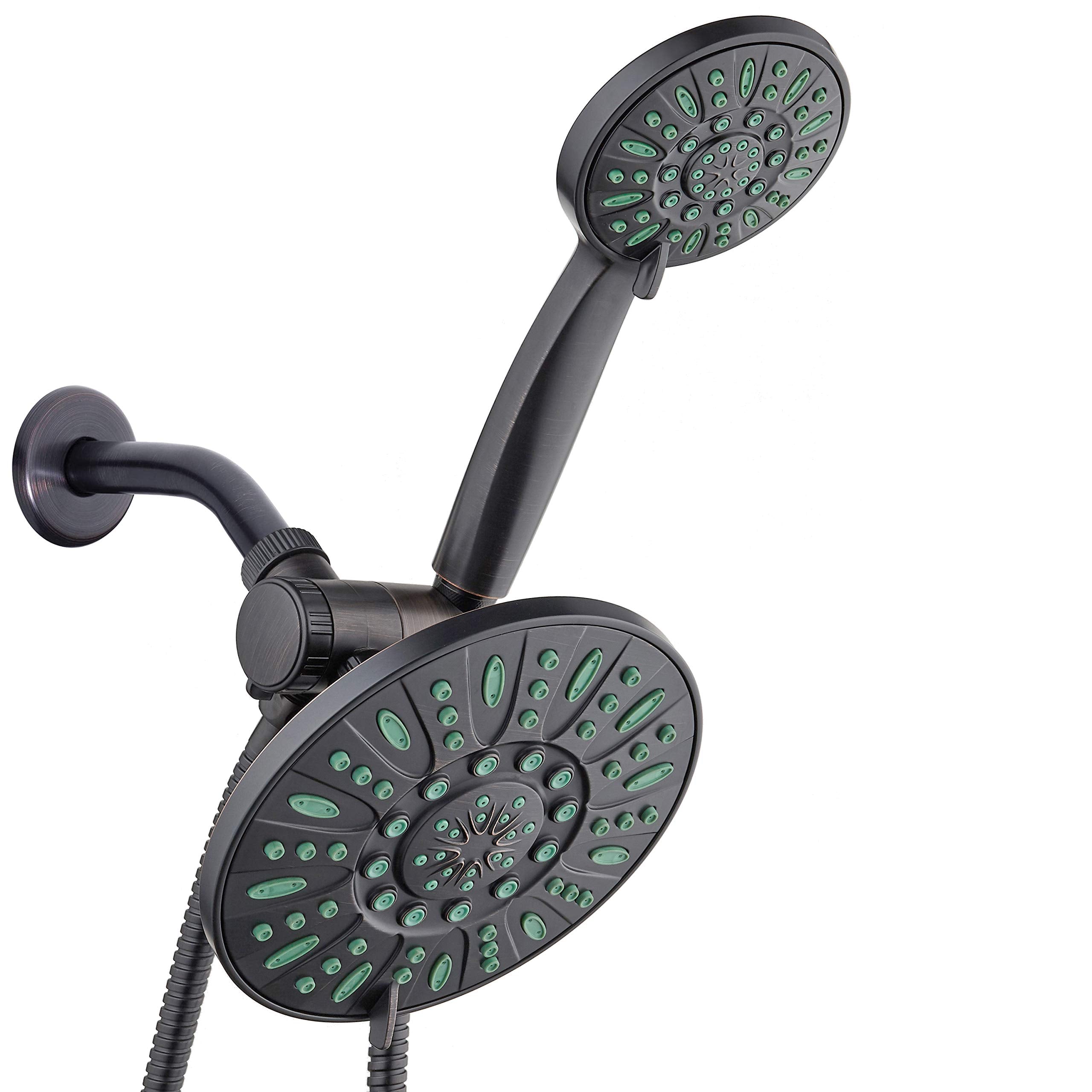AquaDance antimicrobial nozzle protection keeps showerheads clean and clog-free for consistent water flow