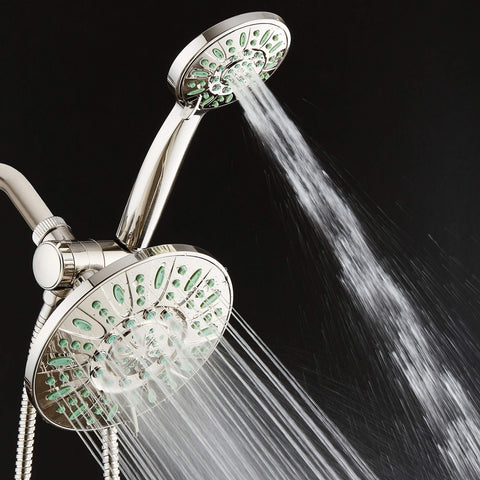 AquaDance coral green jets provide targeted hydro-massage and visual accent.