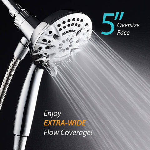 AquaDance eight-settings flow with Power Rain and Massage options.