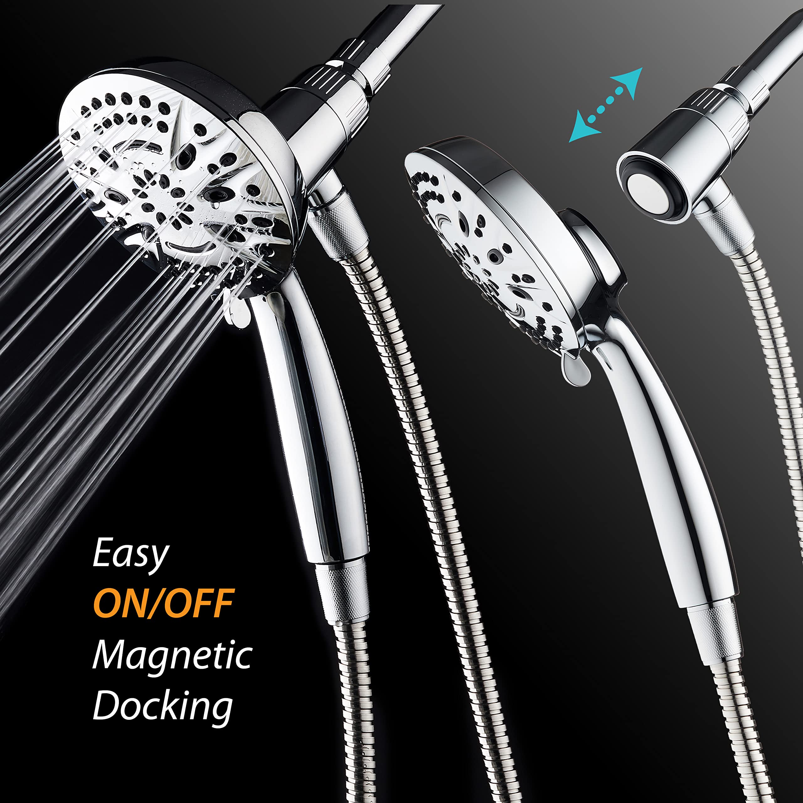 AquaDance four-zone dial offering adjustable flow options for customized showers.