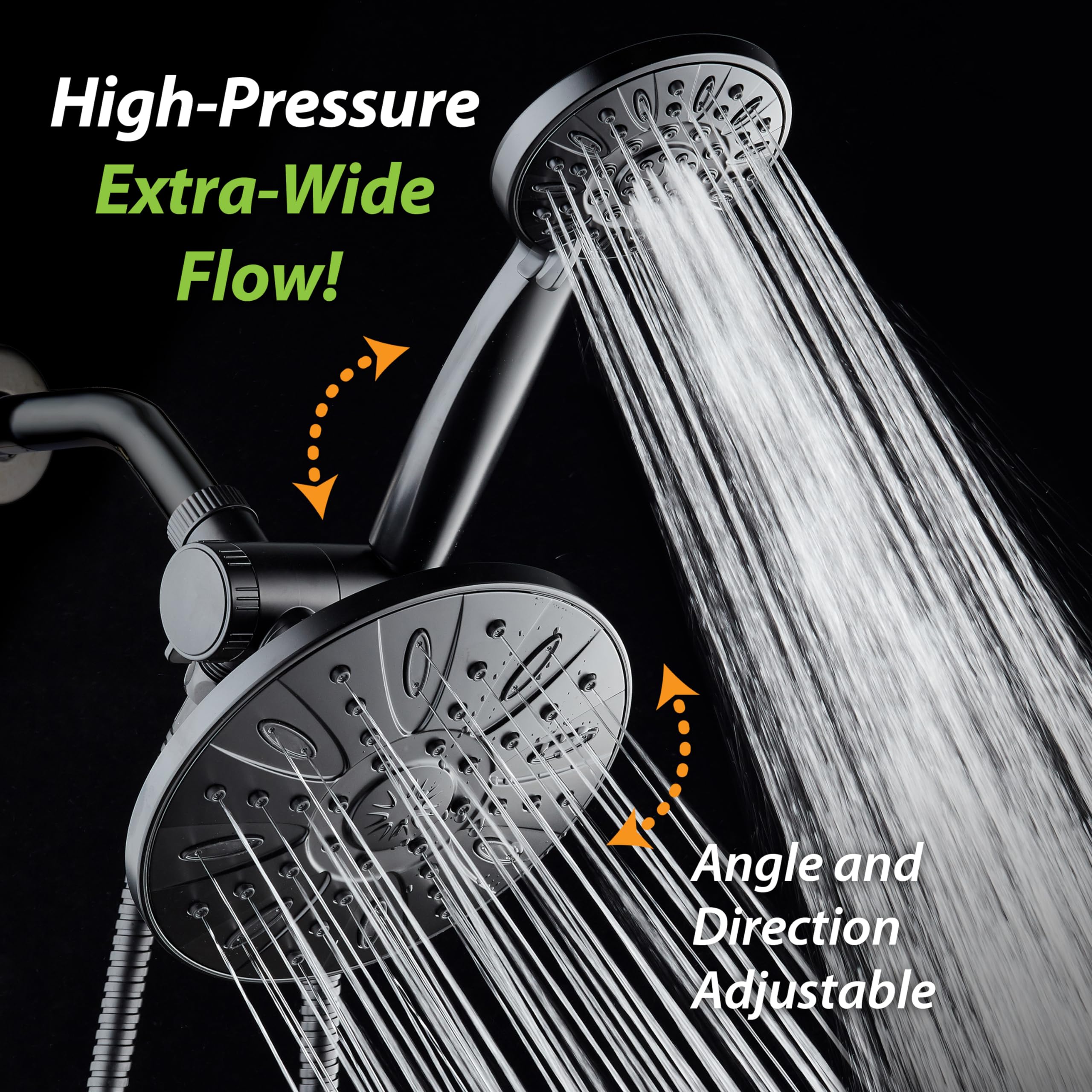AquaDance handheld dial and ergonomic grip for comfortable control