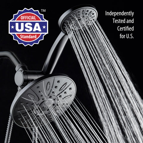 AquaDance handheld shower with 4-Inch face for strong, flexible spray