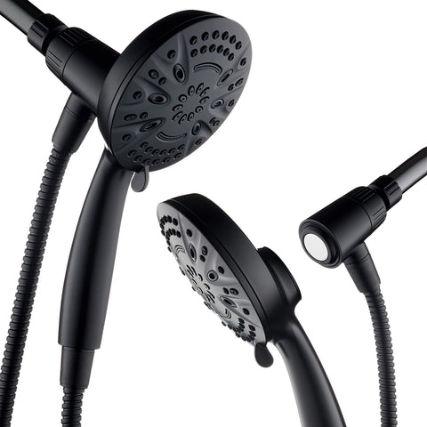 AquaDance magnetic docking head docks easily to bracket for effortless use.